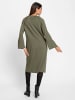 Heine Jersey-Kleid in khaki