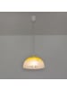 Licht-Erlebnisse Pendelleuchte Ø 30 x (T)60 cm in Gelb Weiß