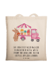 Mr. & Mrs. Panda Tasche Osterhase Blumenwagen mit Spruch in Creme