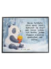 Mr. & Mrs. Panda Schreibtischmatte Panda Winter Pommes Design mi... in Weiß