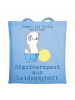 Mr. & Mrs. Panda Schultasche Ergotherapeut Leidenschaft mit Spruch in Sky Blue