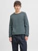 Jack & Jones Rundhals Strickpullover Langarm Sweater aus Baumwolle JJEHILL in Petrol