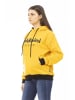 Baldinini Trend Zweifarbig Gelb Baumwolle Damen Hoodie
