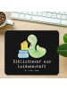 Mr. & Mrs. Panda Mousepad Bibliothekar Leidenschaft mit Spruch in Schwarz