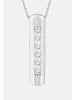 Ethische Diamanten Halskette aus 375 Weißgold mit Lab Grown Diamant