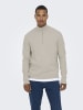 ONLY & SONS Strickpullover in Silver Lining