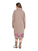 LAURASØN Midikleid in blassbraun