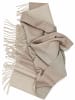 collezione alessandro Winterschal " Greige " in beige
