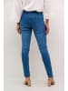 Kaffe Jeans KAlaurine Slim fit in Washed/Destroyed Blue Denim