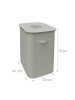relaxdays Pfandflaschen-Sammelbehälter in Beige - 100 l