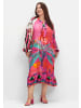 sheego Maxikleid in pink gemustert