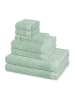 Ross 2 X Wasch- 2 X Gäste- 2 X Dusch- 2 X Handtuch im Set Harmony in Salbei