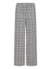 ICHI Casual Hose IHKATE Loose fit in Total Eclipse Ikat Tile Aop