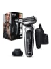 Braun Series 7 71-S7200cc silber Herrenrasierer in Schwarz