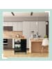 relaxdays Küchenwagen Schwarz/ Natur - (B)68,5 x (H)85 x (T)38,5 cm