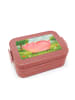 Mr. & Mrs. Panda Bento Box Einhorn Schwein Design ohne Spruch in Rot Pastell