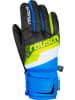 Reusch Fingerhandschuh Dario R-TEX XT Junior in black / brilliant blue