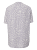QS Bluse kurzarm in Grau