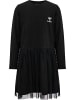 Hummel Kinder-Maxikleid "Hmlcole Dress L/S" in Schwarz