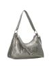 TASCHENDIEB Salvatorgasse Schultertasche Leder 34 cm in silver