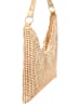 faina Women Handbag in Gold