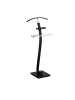 relaxdays Herrendiener in Schwarz/ Silber - (B)46 x (H)112 x (T)32 cm