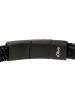 s.Oliver Armband Leather Bracelet in schwarz