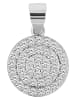 Adeliás Damen Anhänger aus 925 Silber mit Zirkonia in silber