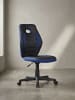 KADIMA DESIGN Jugenddrehstuhl Ergonomisch | Hohe Rückenlehne, Mesh, bis 60kg in Blau