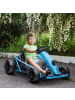 HOMCOM Kinder Elektroauto Gokart 8-12 Jahre Blau
