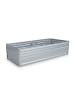 relaxdays Hochbeet in Hellgrau - (B)240 x (H)57 x (T)90 cm