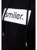 smiler. Kapuzensweatshirt Happy. in SCHWARZ