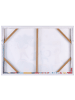 Beliani Canvas BIBBIENA in Bunt/Braun - (W) 93 x (H) 63 x (L) 5 cm Horizontal