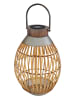 Globo lighting Solarleuchte "SOLARLEUCHTE BAMBUS HELL, 1XLED" in brown