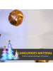 HOMCOM Aufblasbarer Weihnachtsbaum in Mehrfarbig 239L x 77B x 210H cm