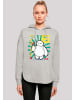 F4NT4STIC Oversized Hoodie Big Hero 6 Baymax Lollypop in grau