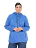 Ulla Popken Sweatjacke in pfauenblau