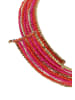 IZIA Damen Ohrringe in Orange Gold Mehrfarbig