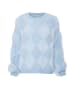 Poomi Damen Strickpullover in Hellblau