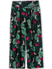 sheego Culotte in schwarz-gemustert