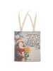 Mr. & Mrs. Panda Tote Bag Pinguin Winter Pommes Design mit Spruch in Weiß