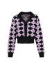 myMo ROCKS Women Cardigan in black lilac
