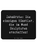 Mr. & Mrs. Panda Mouse-Pad Spruch Zahnarzt Künstler mit Spruch in Schwarz