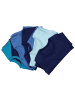TupTam Baby Jungen Langarmshirt 5er Set in blau/grün