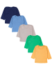 TupTam Baby Jungen Langarmshirt 5er Pack in grün/blau