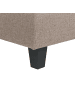 Beliani Sofaelement UNSTAD in Braun/Schwarz - (W) 76 x (H) 72 x (L) 76 cm
