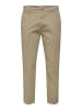 Only&Sons Hose Chino Basic Reißverschluss Gesäßtaschen in Beige
