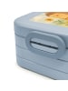 Mr. & Mrs. Panda MEPAL Bentobox Eule Zufrieden Design ohne Spruch in Blau Pastell