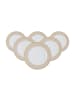 Ritzenhoff & Breker 6er Set Frühstücksteller Geo ø 20,5 cm beige in beige