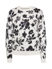 Albee Women Pullover in Wollweiss Schwarz